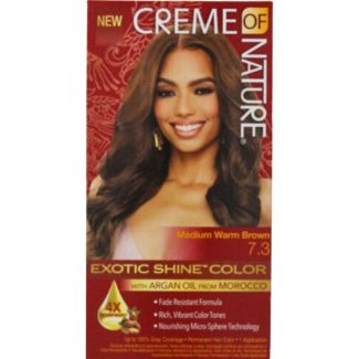 Creme Of Nature Exotic Shine Hair Colour - 7.3 Medium Warm Brown 