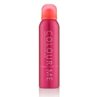 Wholesale Milton Lloyd Colour Me Ladies Body Spray - Neon Pink 