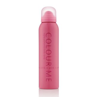 Wholesale Milton Lloyd Colour Me Ladies Body Spray -  Pink 