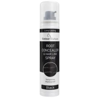 Colour Culture Root Concealer & Hair Line Spray - Black (75ml)