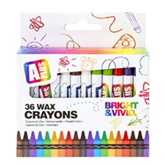 COLOURED WAX CRAYONS