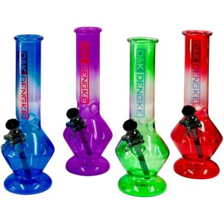 Coloured Glass Bong – 30cm (Assorted Colours)