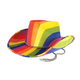 Wholesale Rainbow Print Cowboy Hat