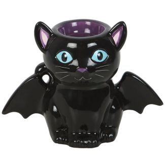 Cute Bat Cat Design Oil Burner and Wax Warmer