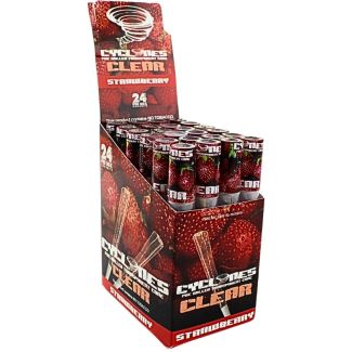 Cyclone Transparent Cones - Strawberry