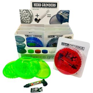 D&K 3 Part Plastic Handmuller &  Pipe Set -  Assorted Colours  