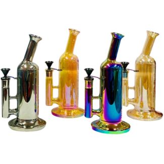 Shiny Dab Glass Bong 9.8 Inches - Assorted
