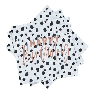 Dalmatian Birthday Napkins X20PK