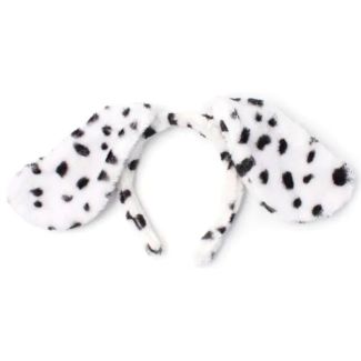 Dalmation Spotty Dog Floppy Ears Aliceband - (1.5cm Wide)