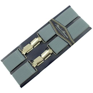 Men's Braces Dark Grey 35mm Wide