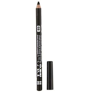 Wholesale Davis 2 in 1 Waterproof Lipliner, Eyeliner & Eyeshadow Pencil - 03