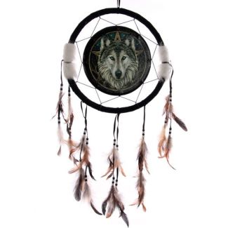 Wholesale Lisa Parker Wolf Head Dreamcatcher 33cm