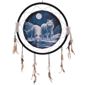 Lisa Parker Warriors of Winter Wolf Dreamcatcher - 60cm