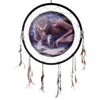 Lisa Parker Alliance Dragon & Wolf Dreamcatcher - 60cm