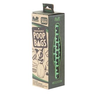 Degradable Doggy Poop Bags On Roll With Dispenser (Pack of 300)