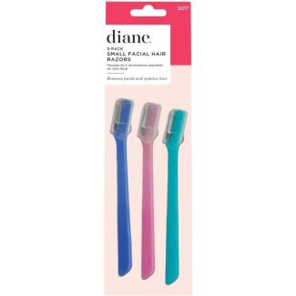 Diane 3pcs Small Facial Hair Razors 
