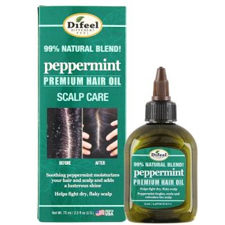 Wholesale Difeel Scalp Care Premium Hair Oil - Peppermint 75ml 