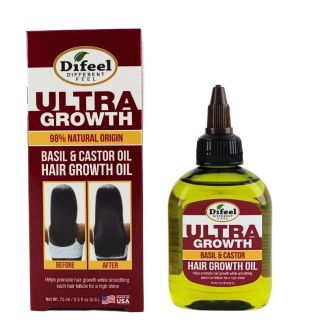 Difeel Ultra Growth Basil & Castor Hair Growth Oil (75ml)