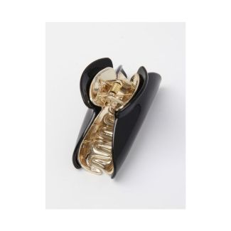 Black Glossy Acrylic Hair Clamps - 9cm