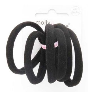 Wholesale Molly & Rose narrow black jersey elastics-5cm