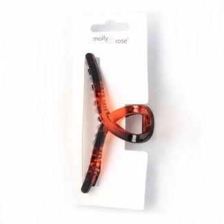 Looped Top Plastic Hair Clamps - Assorted - 11cm 