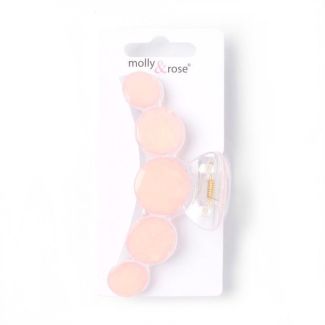 Marble Effect Plastic Hair Clamps - Assorted - 10cm 