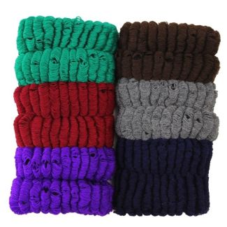Plain Donut Scrunchies - Bright Assortment 