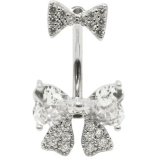 Double Jewelled Belly Bar – Assorted 10mm
