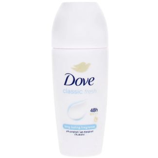 Dove Classic Fresh Antiperspirant Roll-On Deodorant - 50ml