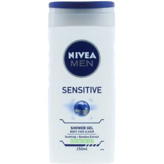 Nivea Men 3in1 Sensitive Shower Gel - 250ml