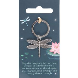 Dragonfly Metal Keyring