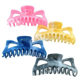 Dual Tone Effect Clamp - Assorted Colours (14cm)