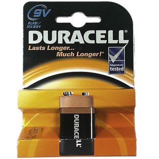 Duracell Alkaline Batteries- 9v