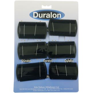 Duralon Head Lice & Knit Comb -  Black (9cm)