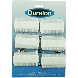 Duralon Head Lice & Knit Comb -  White (9cm)