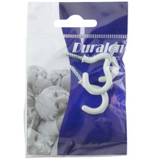 Duralon 3pcs Cup Hooks - White