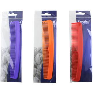 Duralon Fine Tooth Hair Comb - Assorted - 18cm