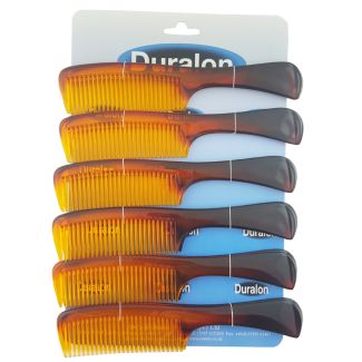 Wholesale Duralon Handle Comb - Tort (20cm)