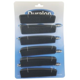 Duralon Pocket Combs -  Black (13cm)