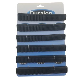 Duralon Pocket Combs -  Black (18cm)