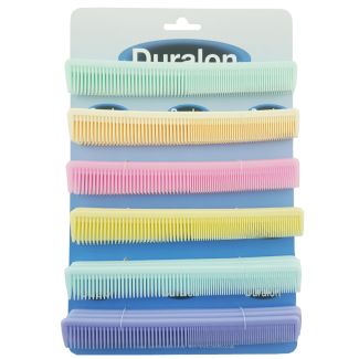 Duralon Pocket Combs -  Assorted Colours (18cm)