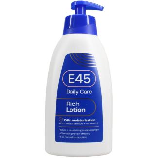 E45 Rich 24H Moisturising Lotion - 400ml (Exp-03/27)