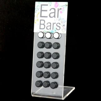 Ear Bars (Black & White Assorted) - 10mm
