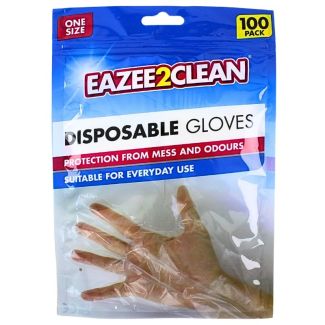 Eazee2Clean Disposable Gloves (100PK) - One Size