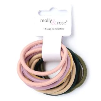 Endless Snag Free Elastics - Neutral Colours (Card of 12)