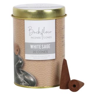 Elements Backflow Incense Cones - White Sage 