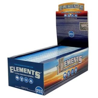 Elements Blue Ultra Thin Single Wide Rolling Papers 