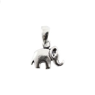 Sterling Silver Elephant Design Pendant 