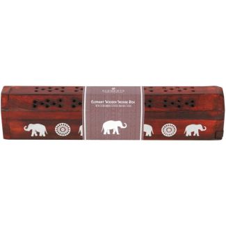 Elephant Wooden Rosewood Incense Box Set - Assorted