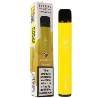 Wholesale Elf Bar 600 Disposable Ecig  - Banana Ice